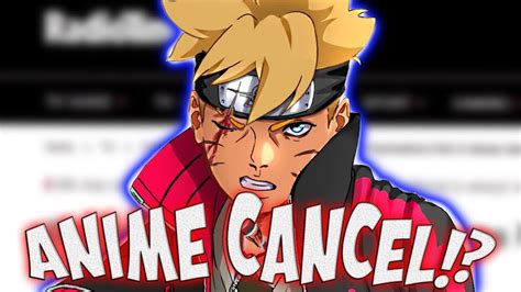 boruto anime cancelled|More.